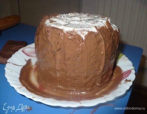 Теперь обмазываем будущую кружку глазурью. Для этого растопить еще 100гр. шоколада.