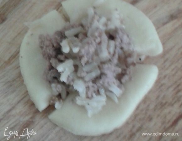 в серединку кладем начину.