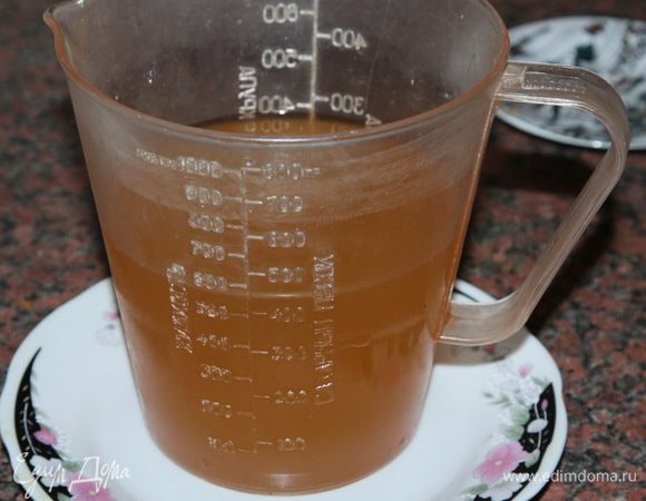 Вот мед растворился