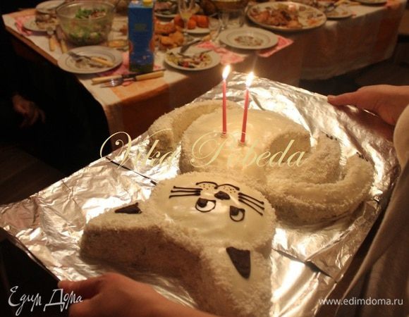 Оставляем на пропитку, если дополнительно не пропитывали коржи, и радуем свою детку!!!