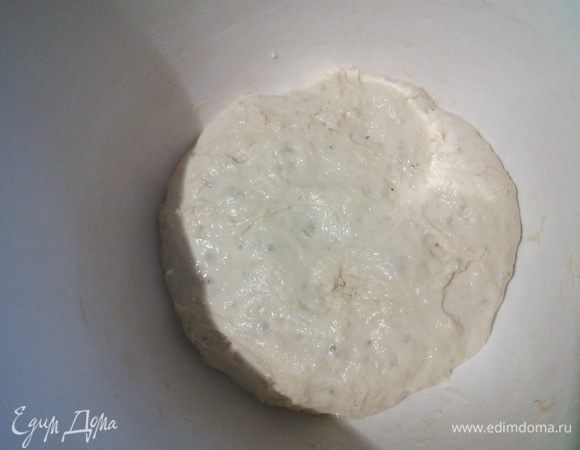 Так выглядит опара через 3 дня. 