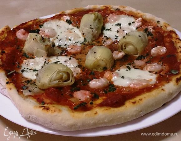 Украсить базиликом. Приятного аппетита!