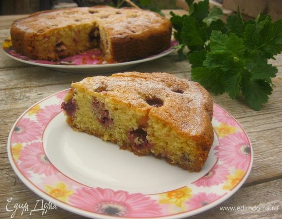 Присыпать сахарной пудрой и подавать)