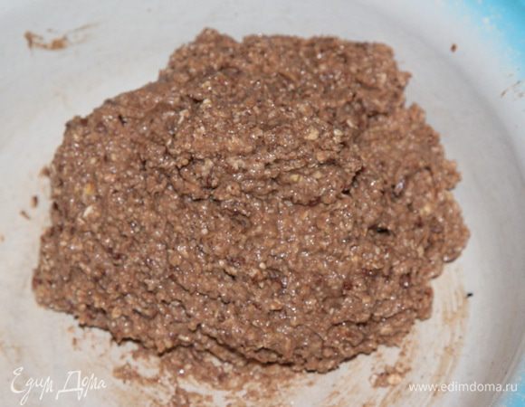 Я выложила в миску, чтобы было видно, что это таки комок.