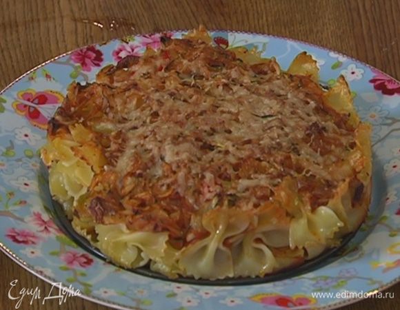 Отправить запеканку в разогретую духовку на 20 минут.