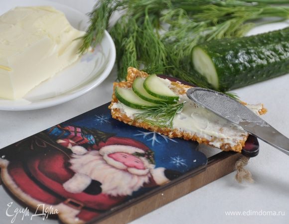 Или такой бутербродик для тех, кто не на диете и любит с маслицем!