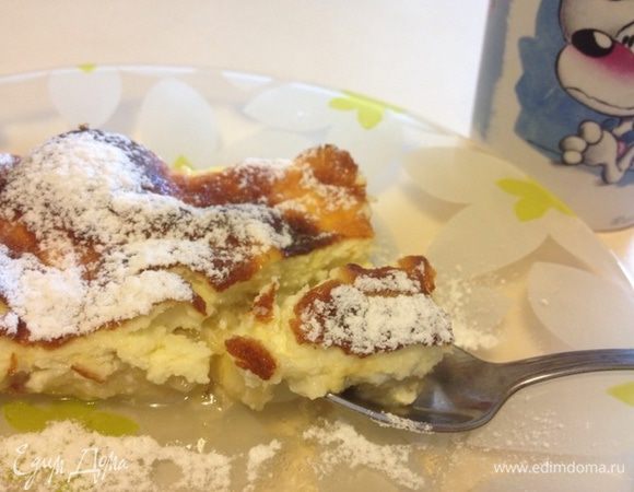 Остыло, посыпать сахарной пудрой.