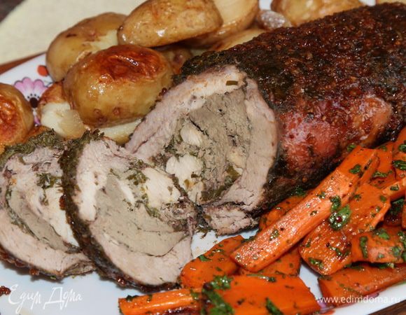 Нарезаем на порции и подаем с гарниром. Все сыты и довольны! 