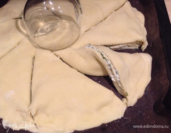 Каждую часть скрутить.