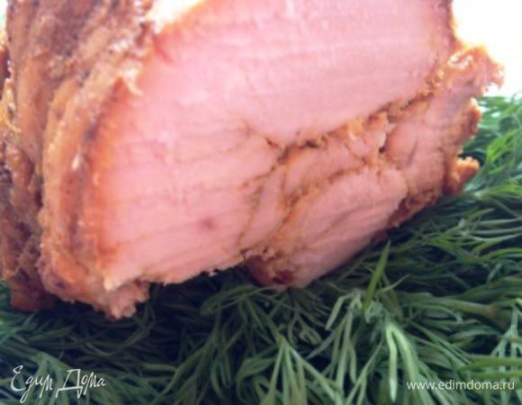 Достать из духовки, снять нить и можно нарезать и подавать к столу!