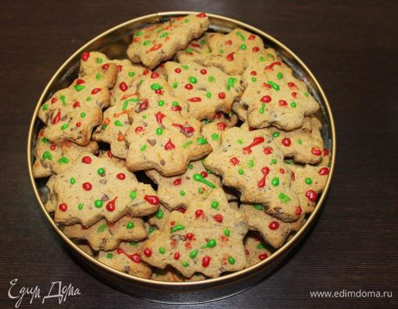 А это прошлогодний вариант с шоколадом и глазурью.
Счастливого Нового года и Рождества!