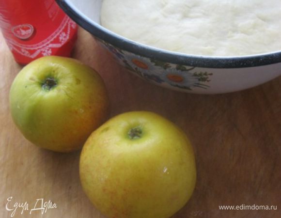 Яблоки тщательно вымыть.
Тесто я использовала свое любимое - http://www.edimdoma.ru/retsepty/69878-sdobnaya-bulka-s-izyumom.