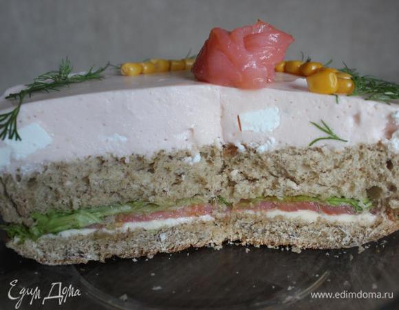 А это тортик в разрезе.

Приятного аппетита!