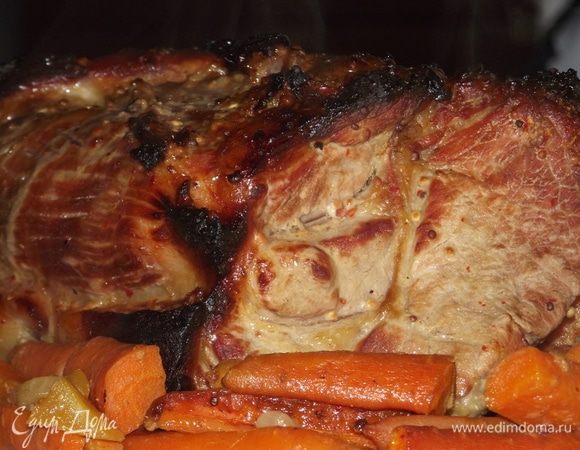 Запекаем при открытом пакете еще 5-7 минут, увеличив температуру до 180 градусов. Можно просто включить гриль.