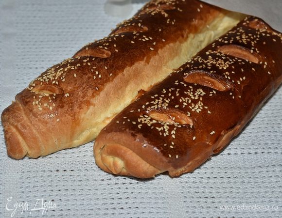 Пока мармелад остывает – подсушим кусочки багета в тостере или в духовке. У меня французский багет от Ярославы http://www.edimdoma.ru/retsepty/64760-frantsuzskiy-baget. За рецепт ей огромное спасибо!