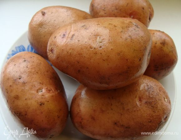 Картофель вымыть.