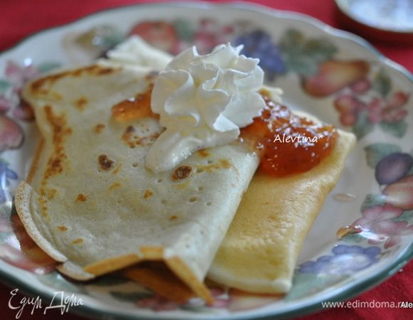 Подаем к столу с вашим любимым вареньем. Приятного аппетита.