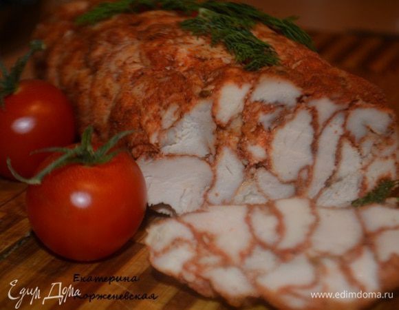 Перед подачей на стол извлечь из пакета и нарезать на порционные кусочки.
Приятного аппетита!