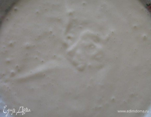 Добавить сухую смесь. Перемешать.