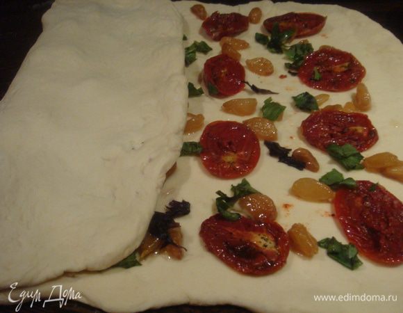 Сложить прямоугольник в три слоя.