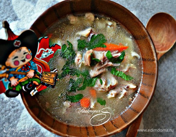 Готовый Батан разливаем по тарелкам, можно посыпать рубленной зеленью и тут же кушать, так как баранина очень быстро остывает.
Приятного вам аппетита! Сайхан хооллоорой!
