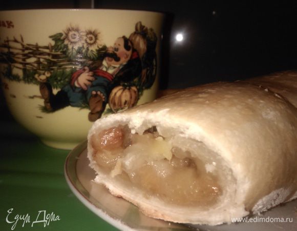 Рулет готов. Остыл. Можно чаевничать или кофейничать!