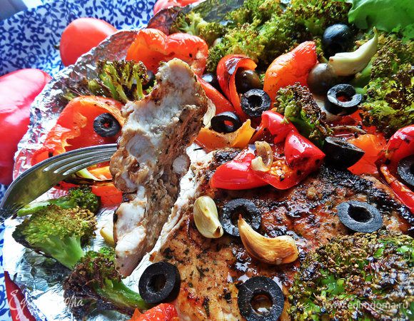 Вот кусочек курочки!