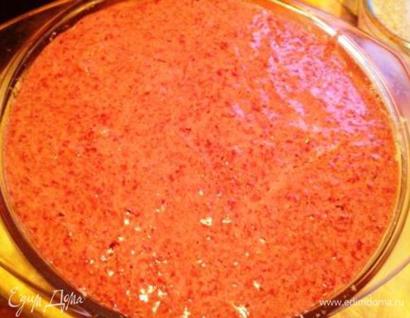 Печень пропустить через мясорубку, смешать с манной крупой и молоком. Поставить в холодильник на 1 час. Посолить, поперчить по вкусу.