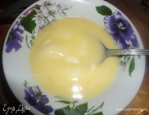 Сливочное масло растопить.