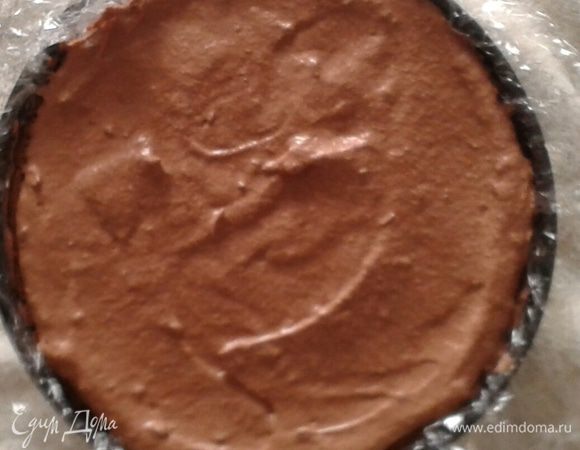 Затем оставшийся мусс.