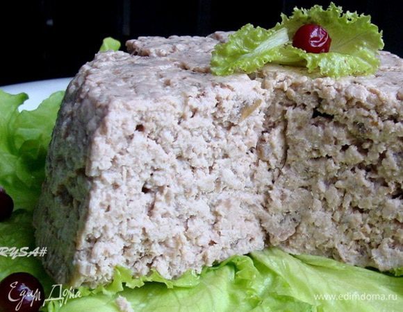 Получается довольно нежная субстанция. Можно намазать на тост, что особо рекомендуется, так как очень вкусно! Еще скажу по секрету, что это блюдо очень вкусно с сыром с голубой плесенью!