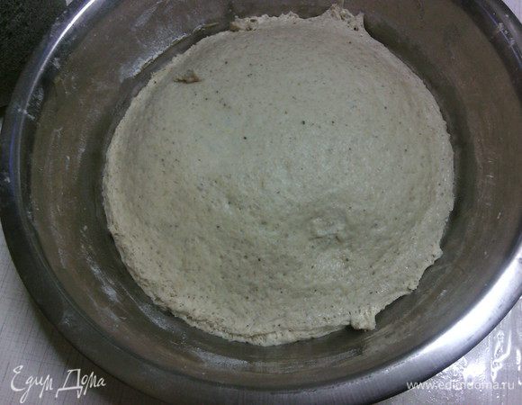 Тесто после второй расстойки :)
