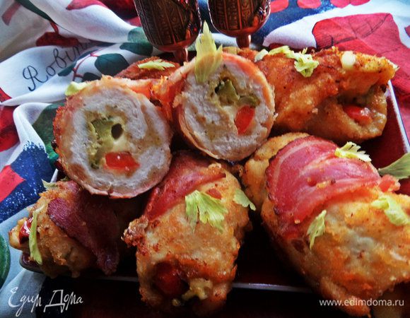 Хрустящие рулетики с пикантной сырной начинкой, так нравятся мужчинам, что им всегда их мало :)