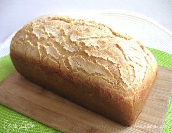 А это буханочка из теста с сухими дрожжами. Главное фото дано с этим хлебом. Пусть вам будет вкусно!