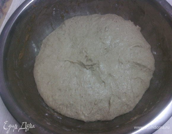 Тесто после расстойки :)