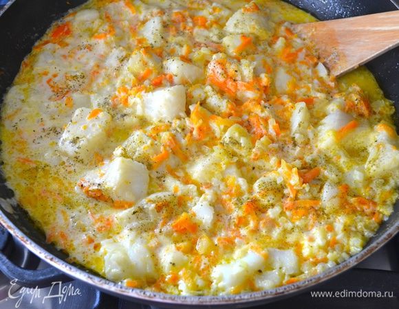 Через 15 минут блюдо готово! Можно подавать с любимым гарниром. Вкусно с картофельным пюре, с кускусом:)