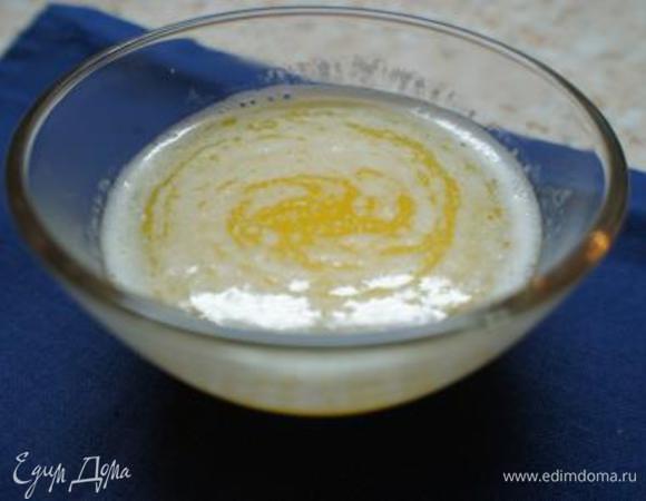Масло сливочное растопить и остудить.