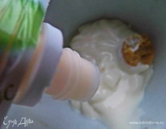 Для заправки тоже все компоненты смешиваем.