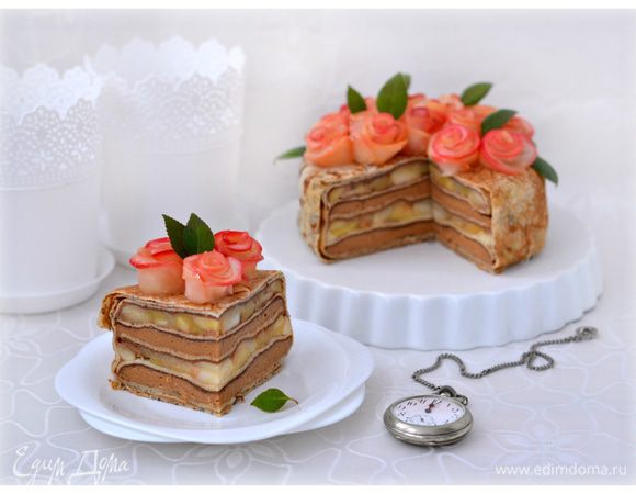 .. и листиками мяты.