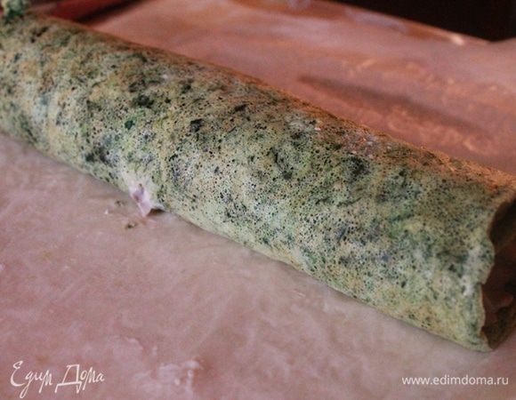 Нарежьте на кусочки и сразу подавайте. 

Угощайтесь!!!