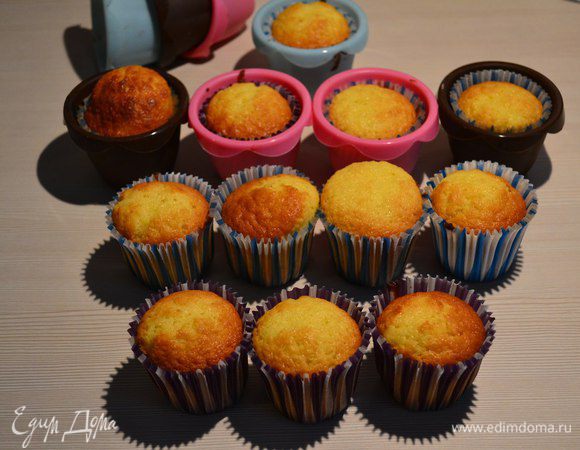Вот такие капкейки получились у меня)