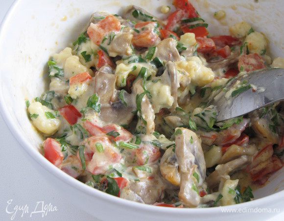 Тщательно перемешать.