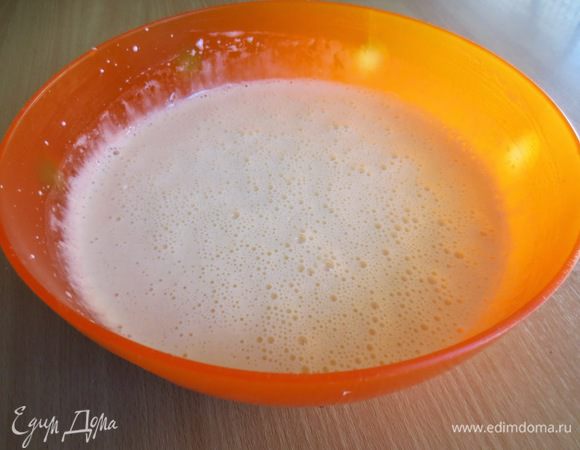 Хорошо взбить смесь.