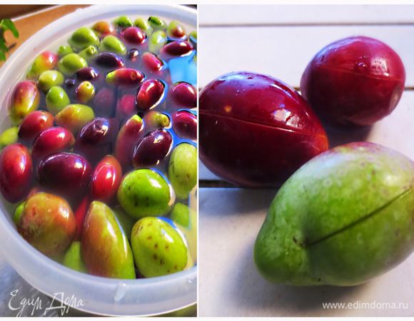 Для приготовления маслин в домашних условиях нам понадобиться крупная соль, вода и винный уксус по желанию специи, лимонный сок.