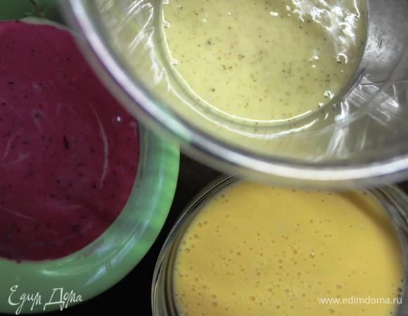 Получаем пюре различной консистенции. 
Полностью охлаждаем.