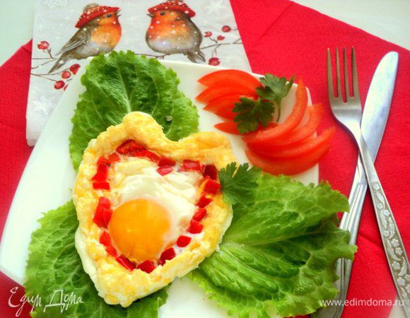 Подавать с любовью, украсив зеленью и помидорами. 

Приятного аппетита!