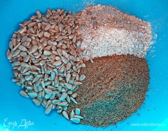 Смешать сухой состав.