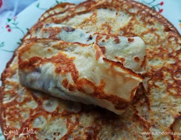 Складываем со всех сторон в виде биточка.