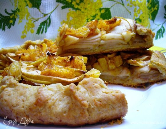 При подаче можно посыпать галету сахарной пудрой.

Приятного аппетита!
