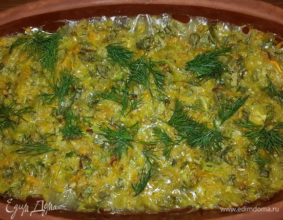 Вот такая запеканка у меня получилась, очень нежная и вкусная. Ну и, конечно же, гораздо полезнее жареных оладьев :)

Приятного аппетита!